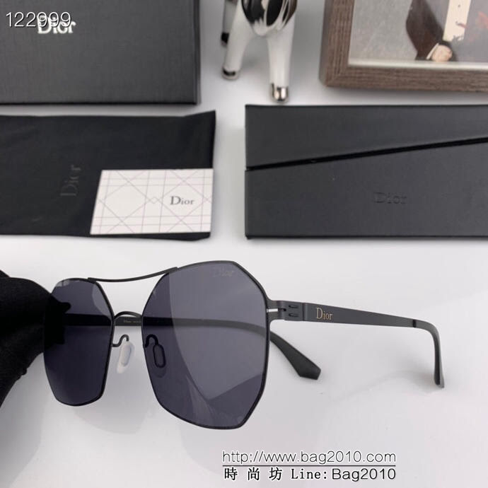 DIOR-迪奧 2019新款 超輕無螺絲壓不壞系列情侶款 大框多邊形 男女通用太陽鏡 100%紫外線防護 5460  lly1248